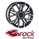 Brock B41 9.5x22 5/112 ET32 Schwarz Front-poliert